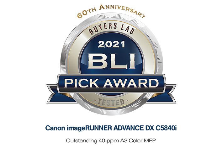 imageRUNNER ADVANCE DX-C5840i BLI Award