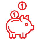 Icon used to represent Savings and Retirement Plans