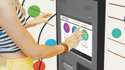 Image of the Intuitive touchscreen interface