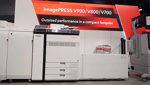 imagePRESS V Series at Printing United
