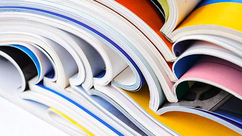 Image of stacked printed books