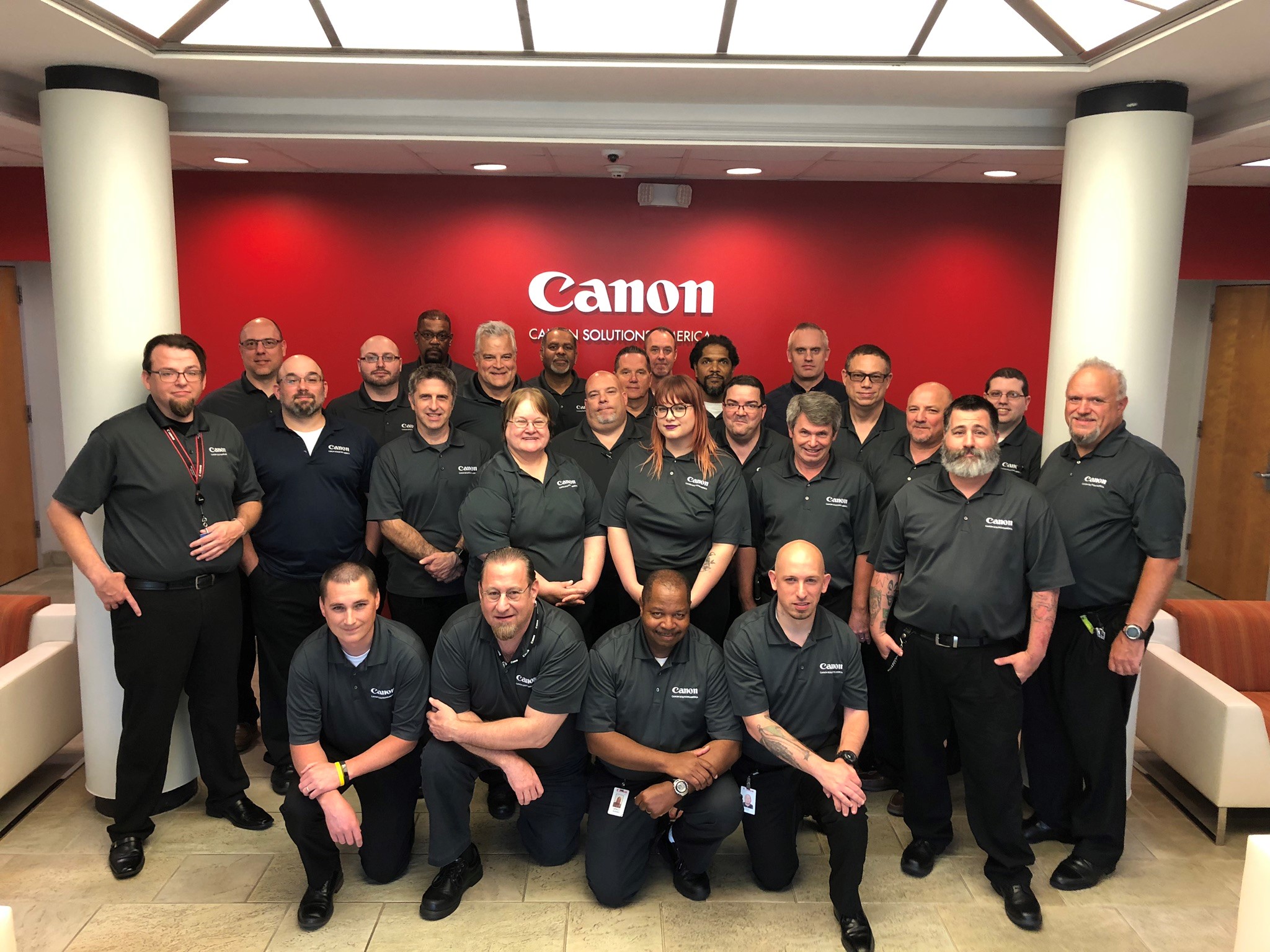 Canon Solutions America Professional Services Team in Burlington, NJ